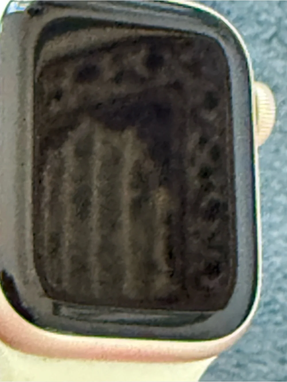 Apple Silver Smartwatch with Light Green Sport Band- Series 9